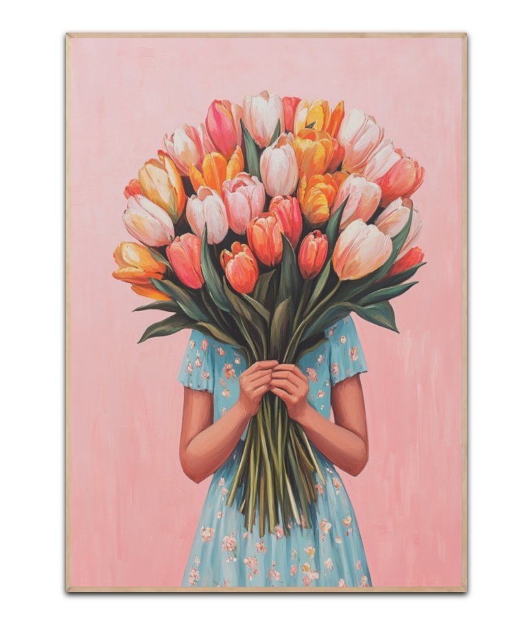 Pigen med den bukettede tulipan 